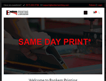 Tablet Screenshot of bankemprinting.com